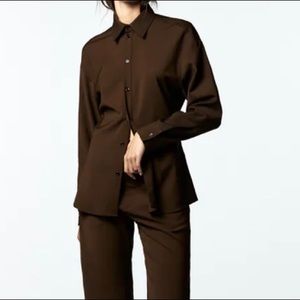 TAILORED SHIRT BROWN